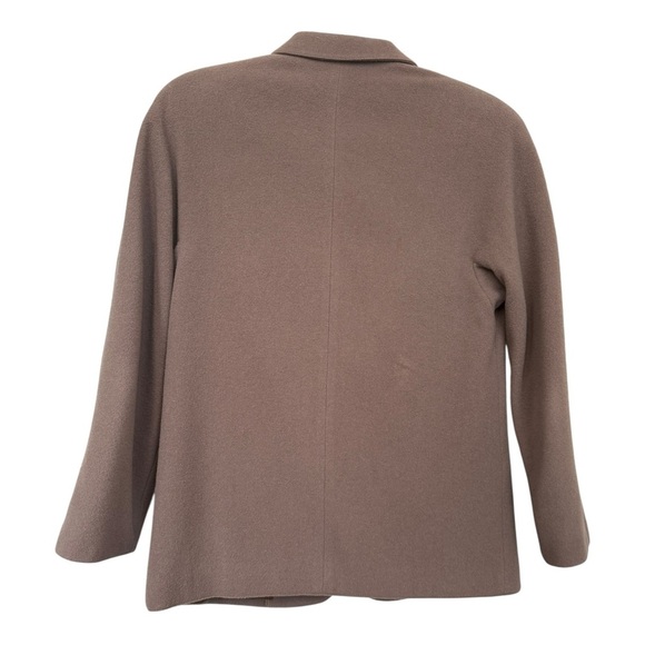 Mondi Vintage Wool Blazer Jacket Women’s Size 34 = Small Tan Brown 80s 90s - Picture 3 of 7